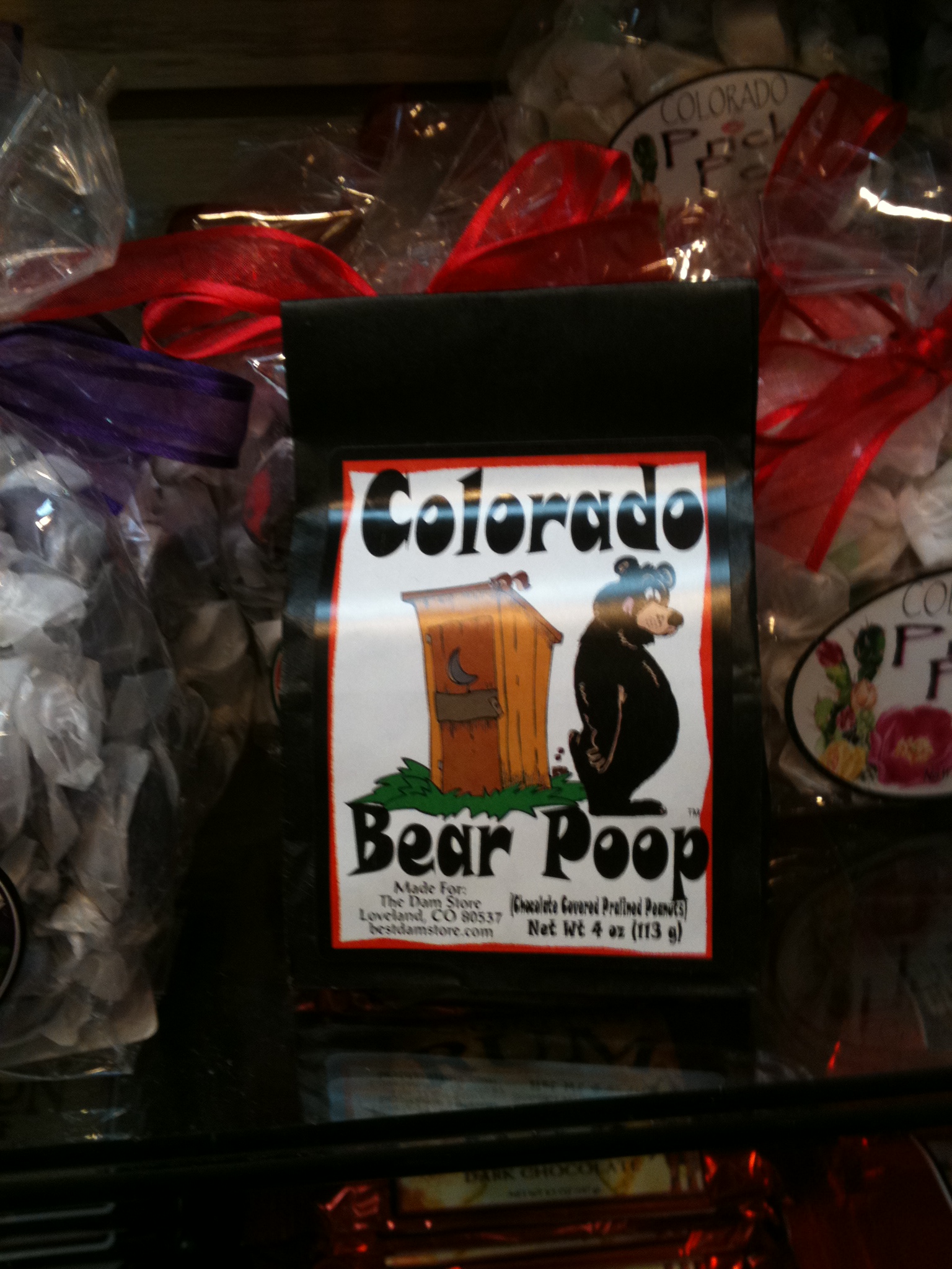 Photo of package of Colorado Bear Poop candy