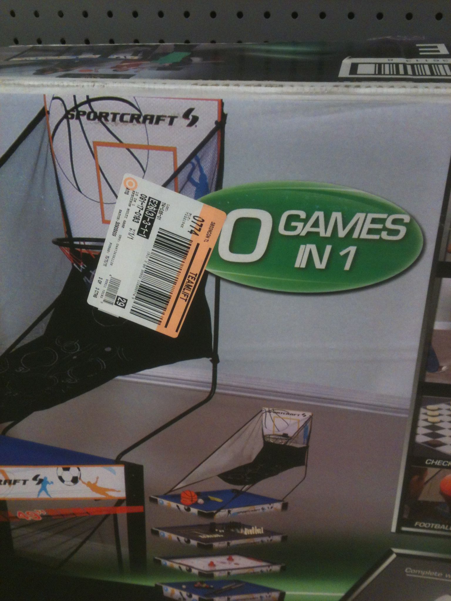 Photo of a box labeled "0 Games In 1"